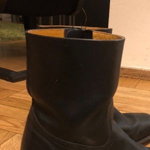FRYE BOOTS CAMPUS ZIP 10L BLACK SZ 9